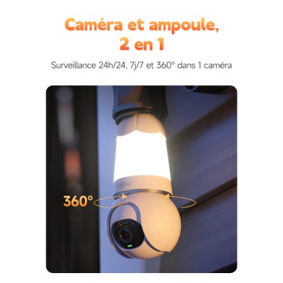 Imou - Caméra Bulb Cam 3MP IPC-S6DP-3M0WEB-3